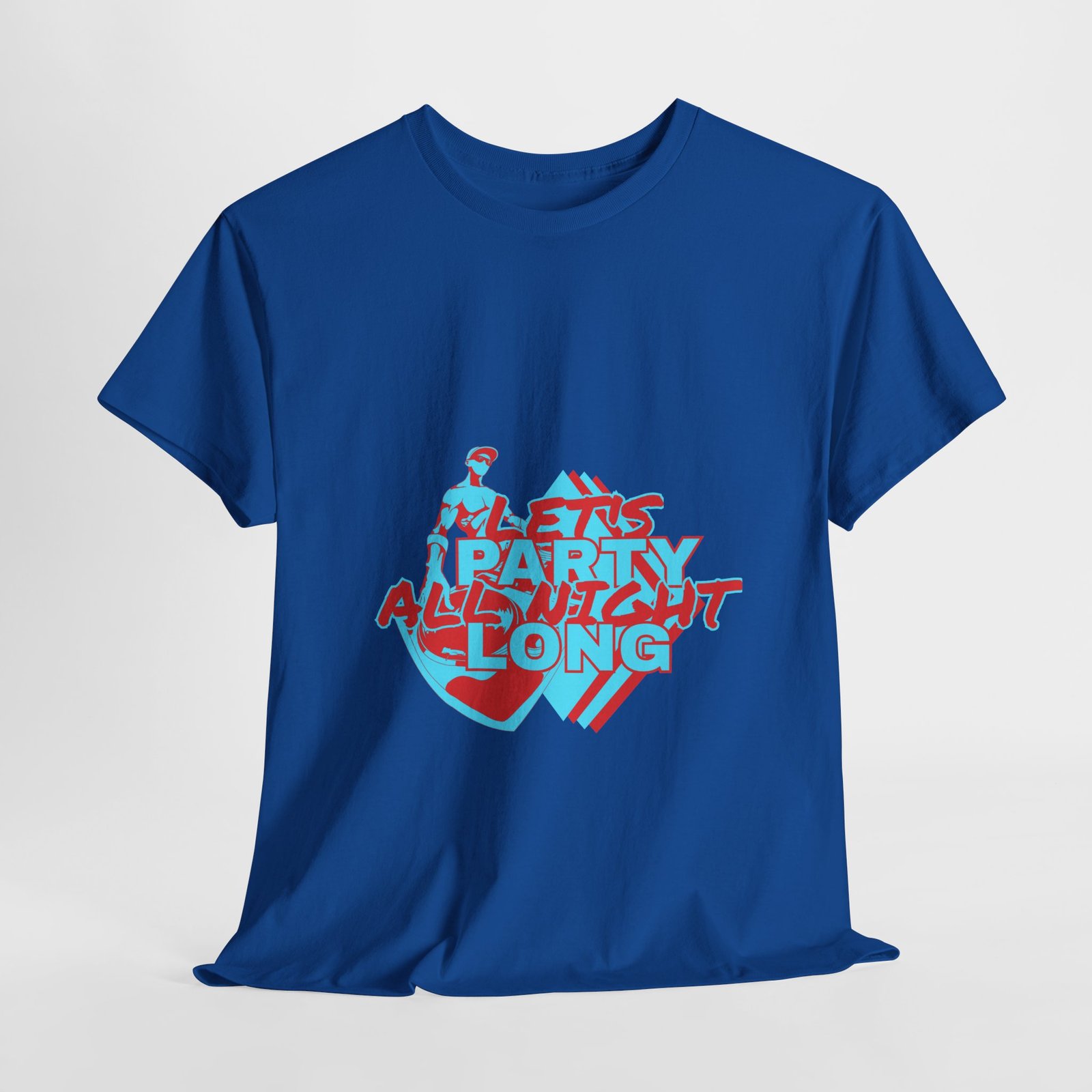 Let's Party All Night Long Unisex Heavy Cotton Tee - Image 71