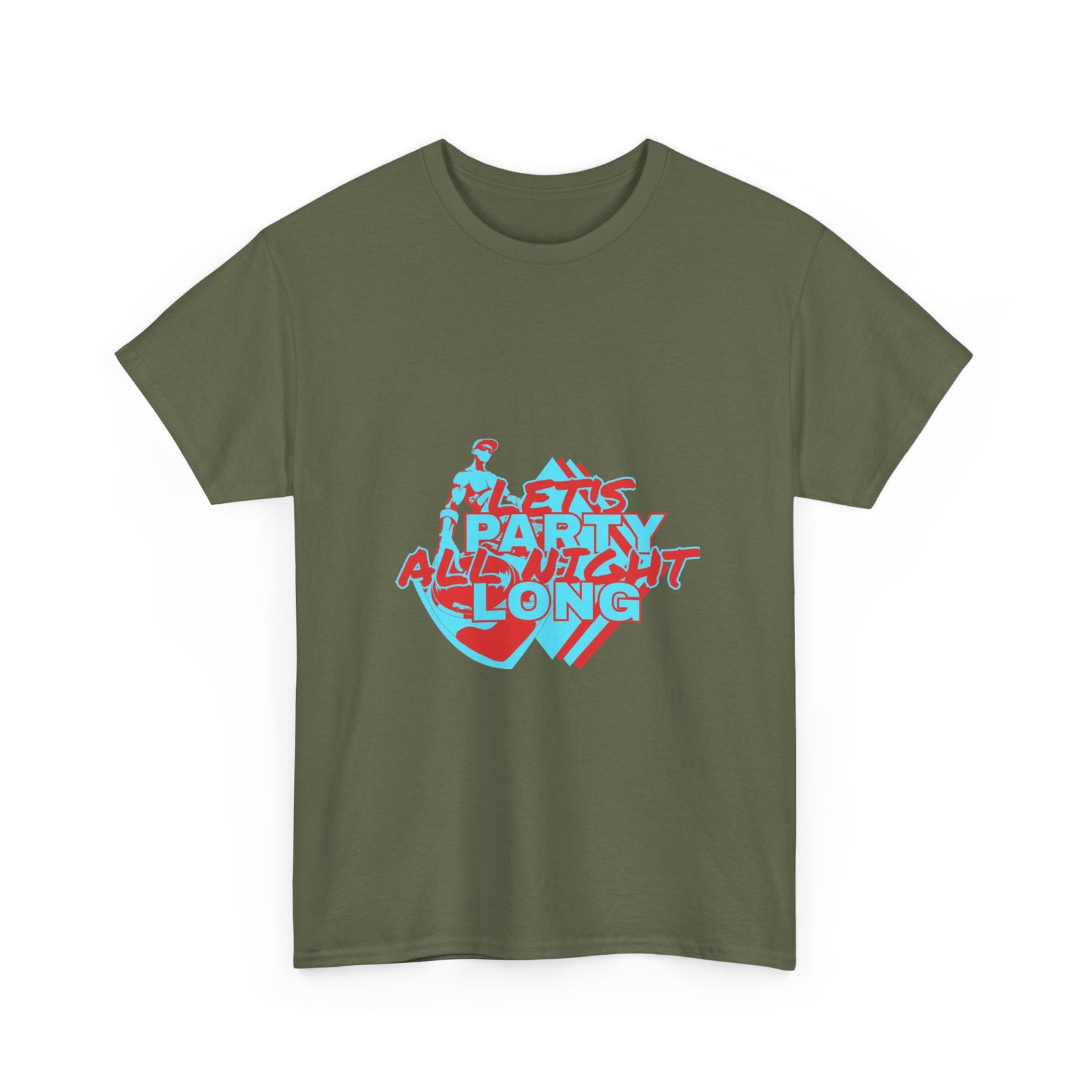 Let's Party All Night Long Unisex Heavy Cotton Tee - Image 47