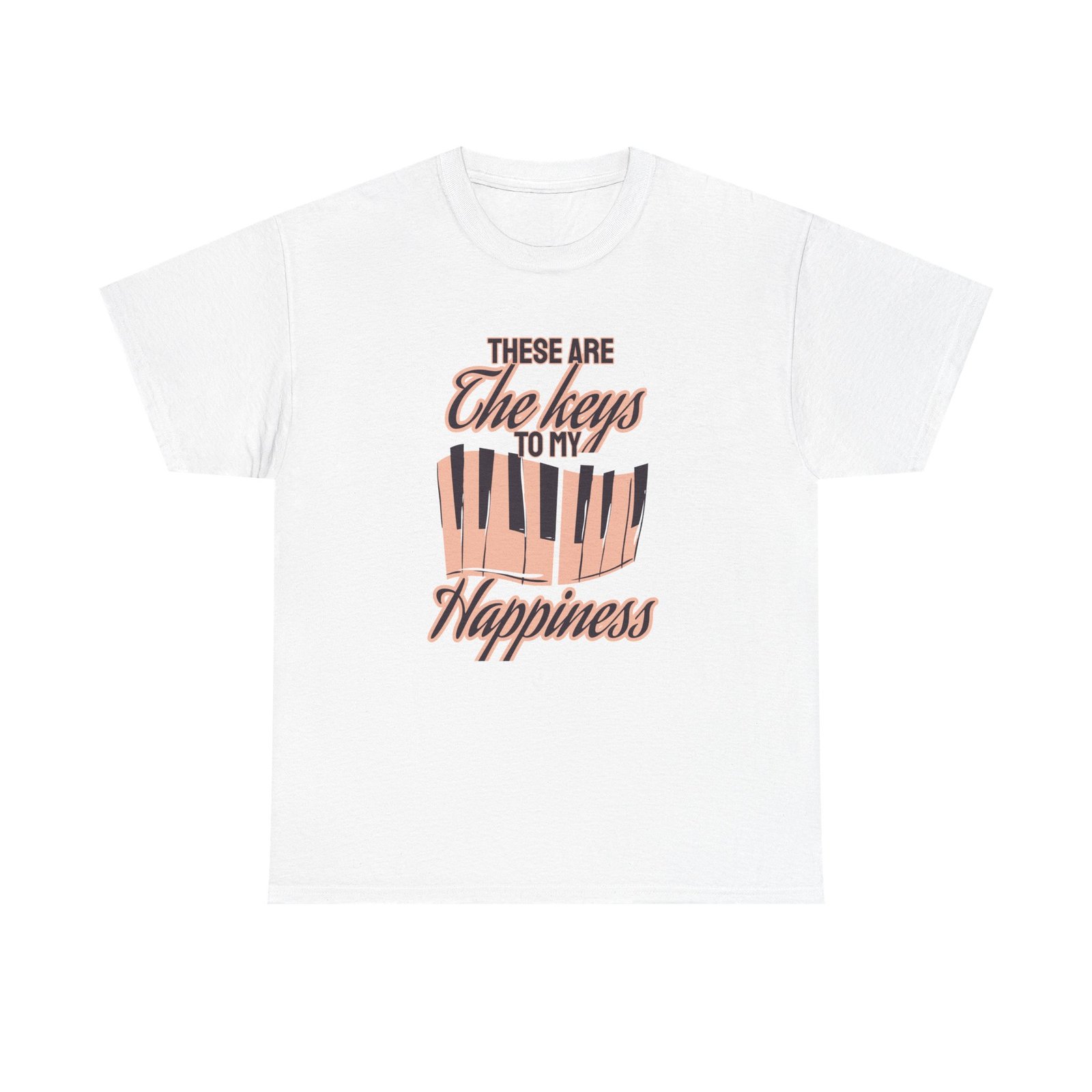 These are the keys to my happiness Unisex Heavy Cotton Tee