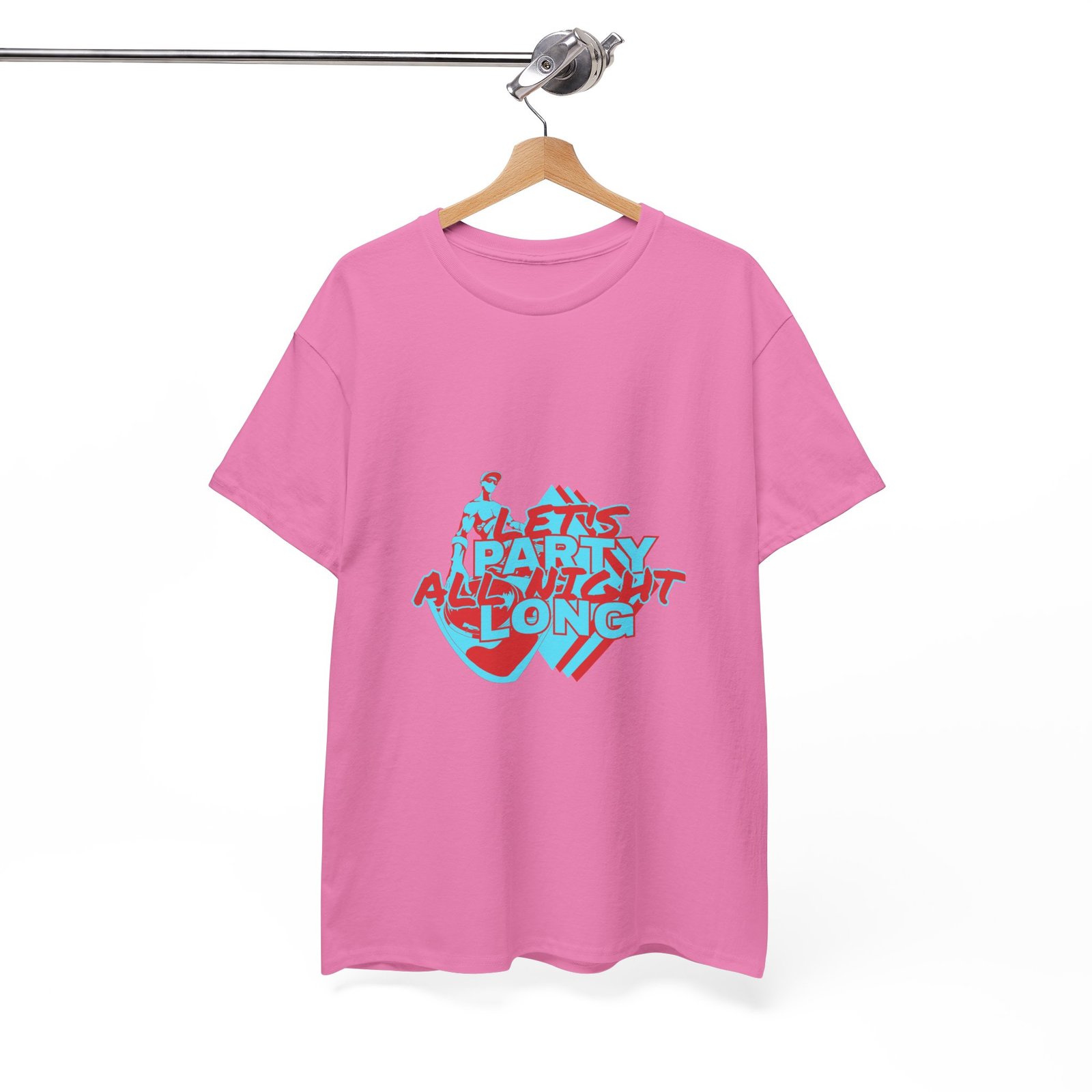 Let's Party All Night Long Unisex Heavy Cotton Tee - Image 104