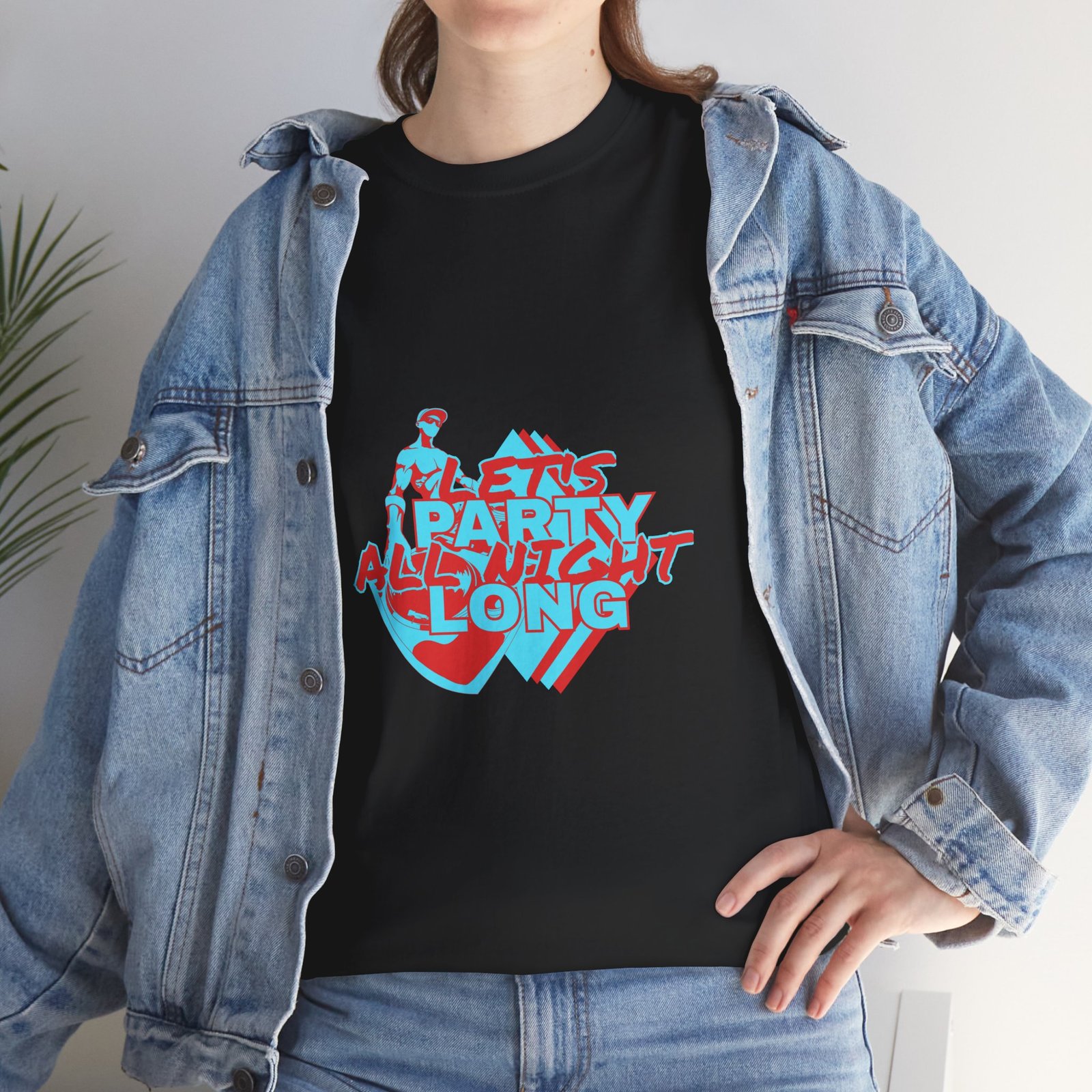 Let's Party All Night Long Unisex Heavy Cotton Tee - Image 21