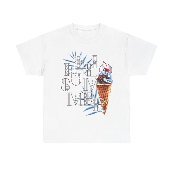 Hello Summer Unisex Heavy Cotton Tee