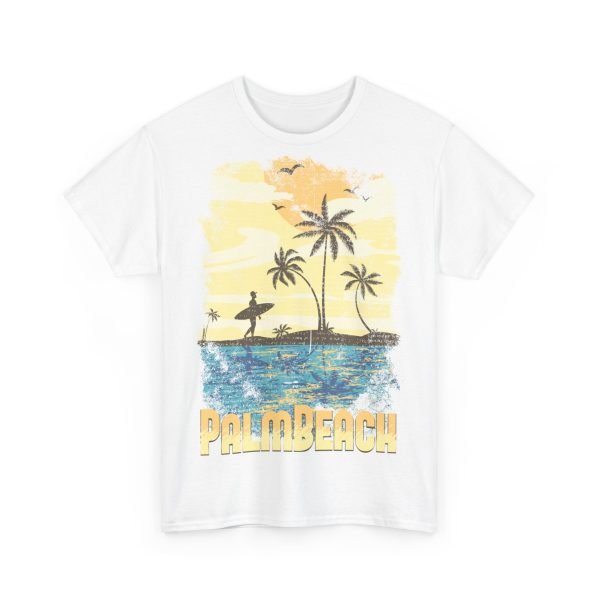 Palm Beach Unisex Heavy Cotton Tee - Image 3