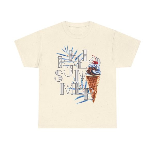 Hello Summer Unisex Heavy Cotton Tee - Image 49