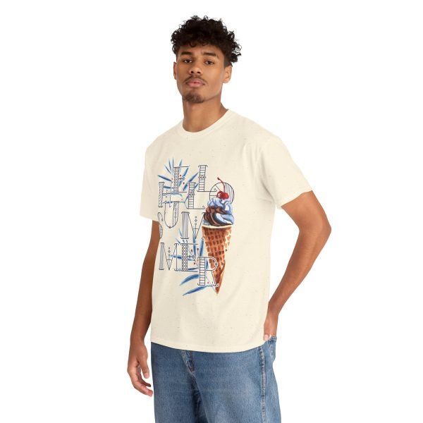 Hello Summer Unisex Heavy Cotton Tee - Image 57