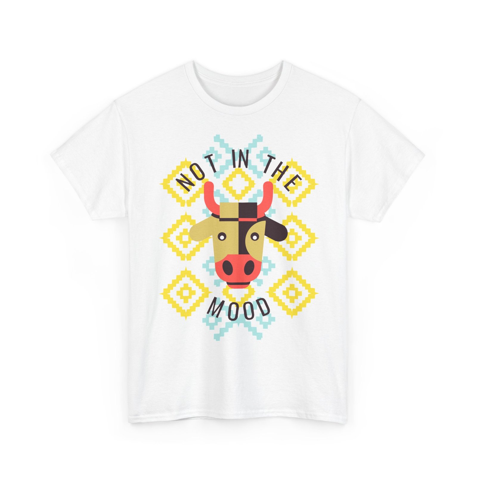 Not in the Mood Unisex Heavy Cotton Tee - Image 3