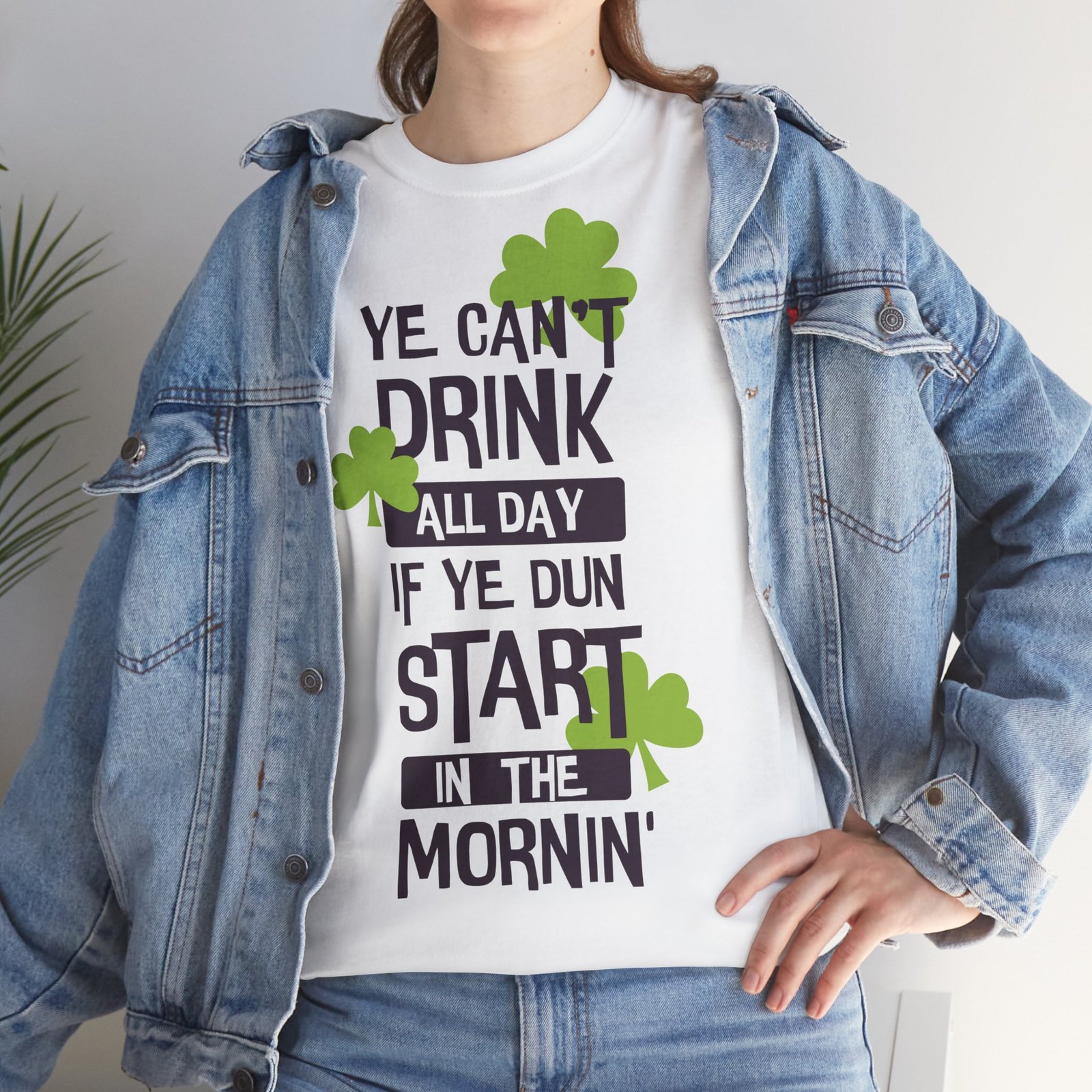 Ye Can’t Drink All Day if Ye Dun Start in The Mornin’ Unisex Heavy Cotton Tee - Image 8
