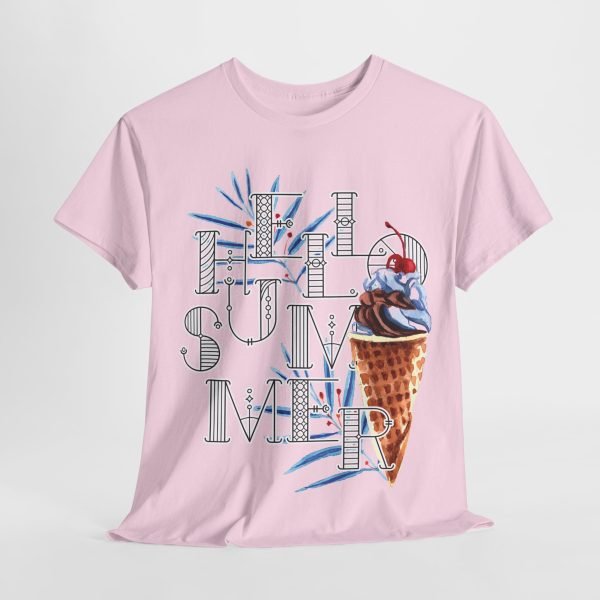 Hello Summer Unisex Heavy Cotton Tee - Image 113
