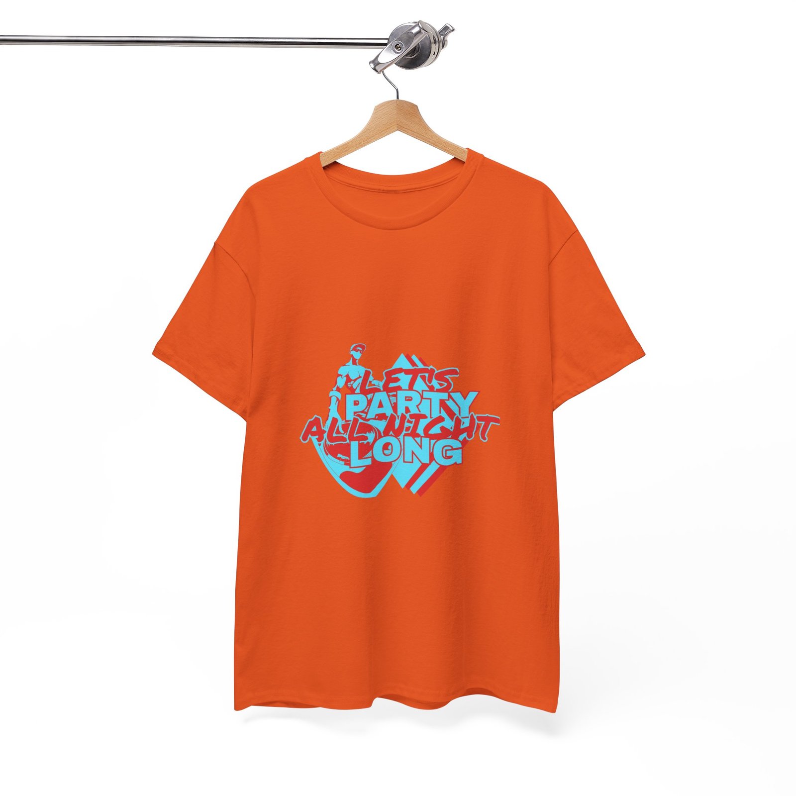 Let's Party All Night Long Unisex Heavy Cotton Tee - Image 39