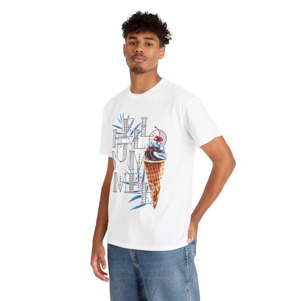 Hello Summer Unisex Heavy Cotton Tee - Image 9