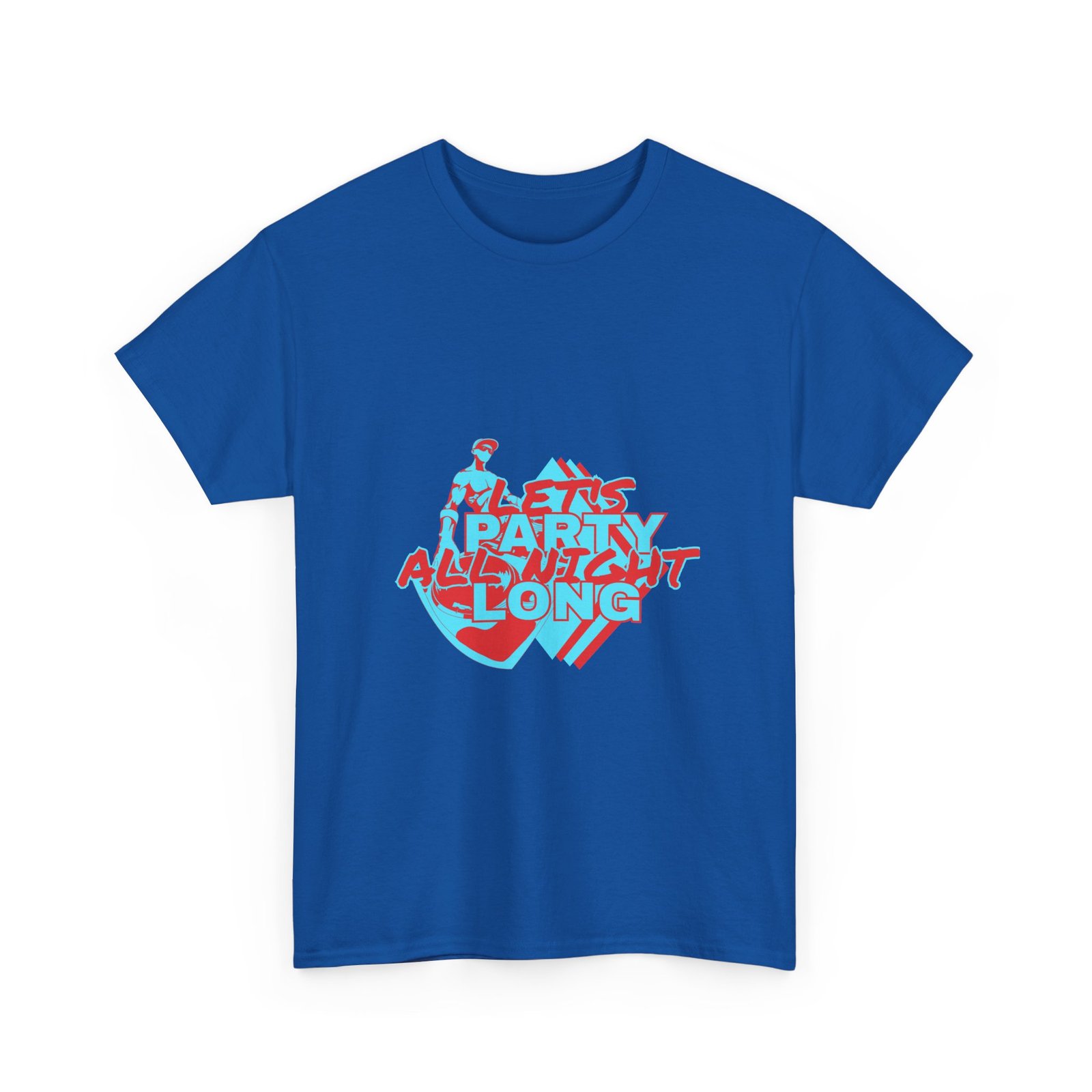 Let's Party All Night Long Unisex Heavy Cotton Tee - Image 69