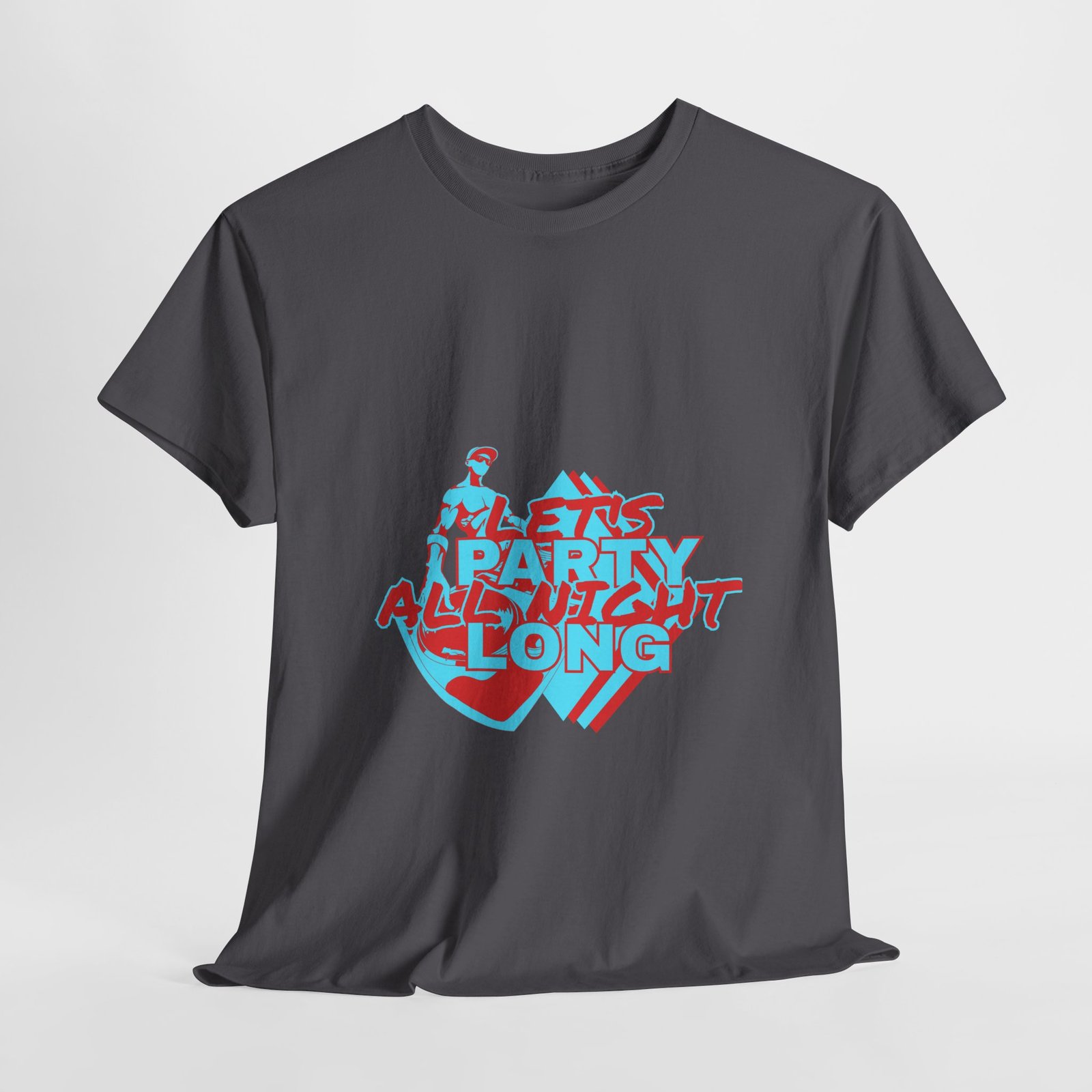 Let's Party All Night Long Unisex Heavy Cotton Tee - Image 60