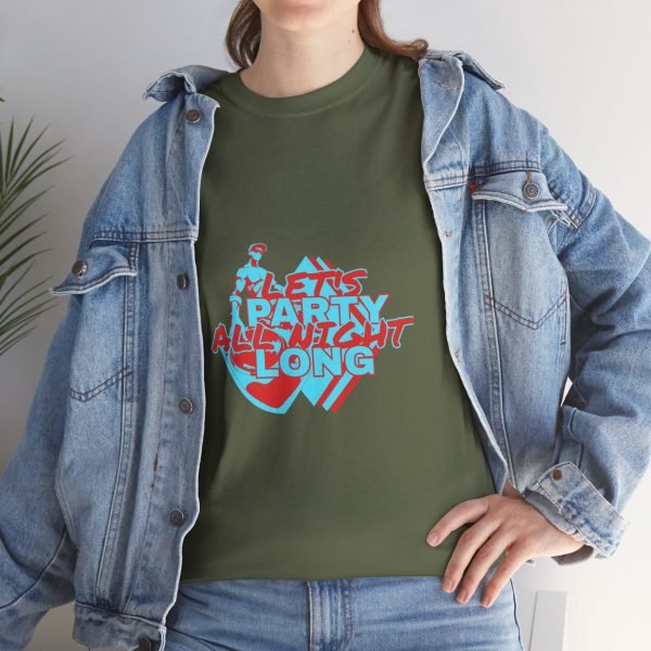 Let's Party All Night Long Unisex Heavy Cotton Tee - Image 54