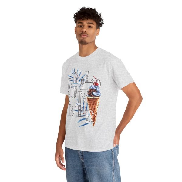 Hello Summer Unisex Heavy Cotton Tee - Image 21