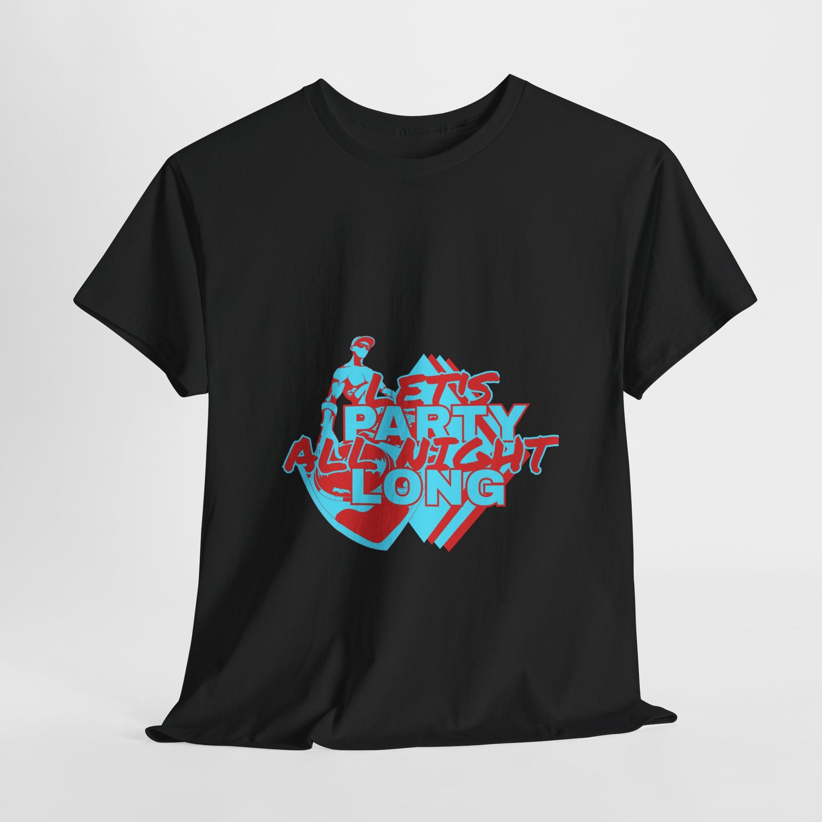 Let's Party All Night Long Unisex Heavy Cotton Tee - Image 16