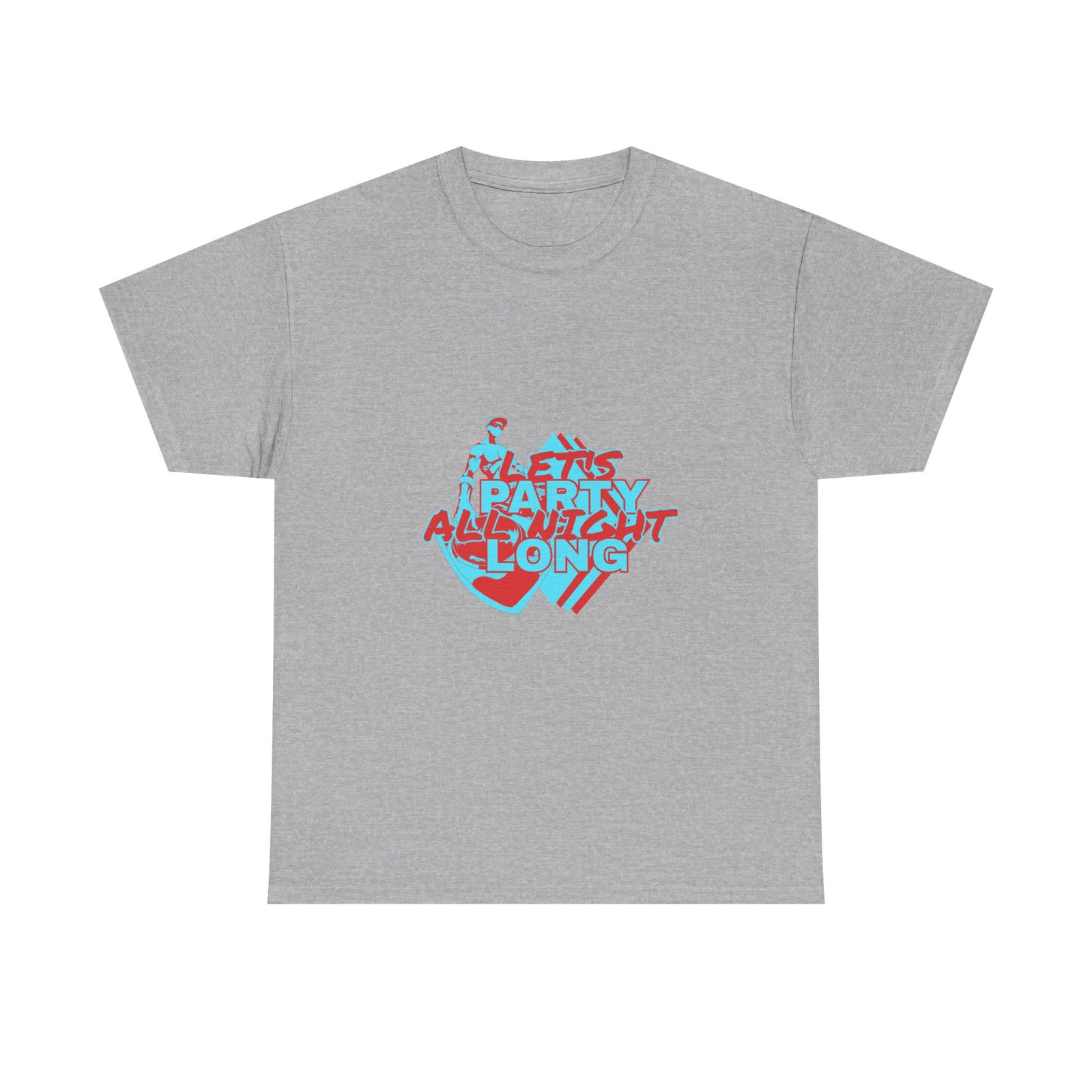 Let's Party All Night Long Unisex Heavy Cotton Tee - Image 23