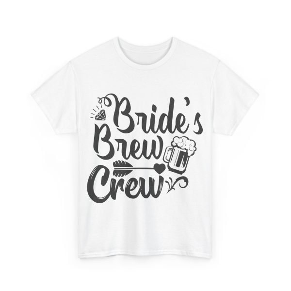 Bride Brew Crew Unisex Heavy Cotton Tee - Image 3