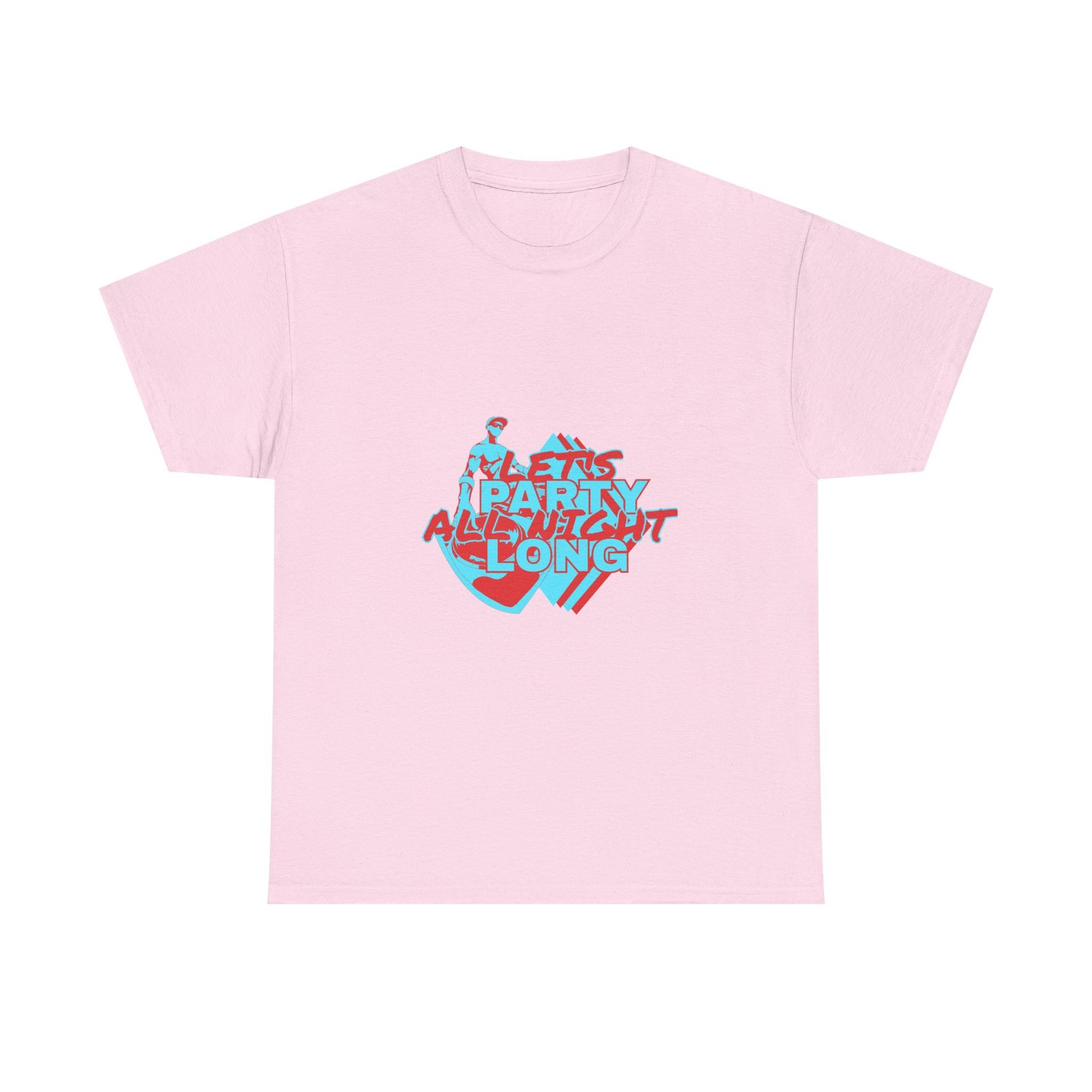 Let's Party All Night Long Unisex Heavy Cotton Tee - Image 89