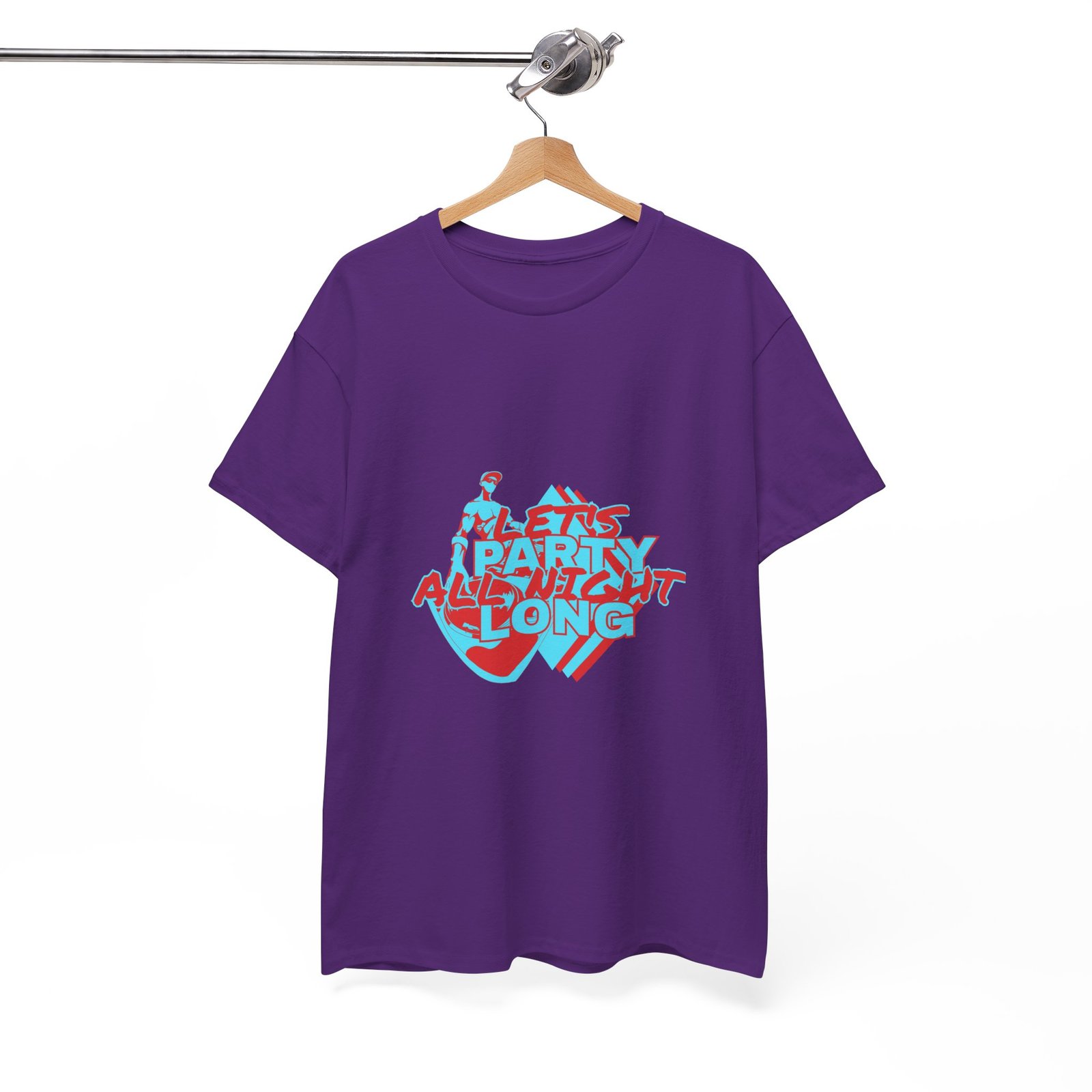 Let's Party All Night Long Unisex Heavy Cotton Tee - Image 83