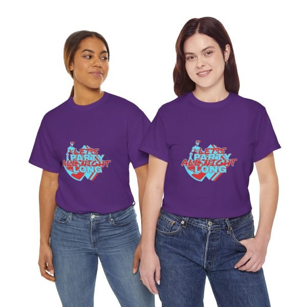 Let's Party All Night Long Unisex Heavy Cotton Tee - Image 85