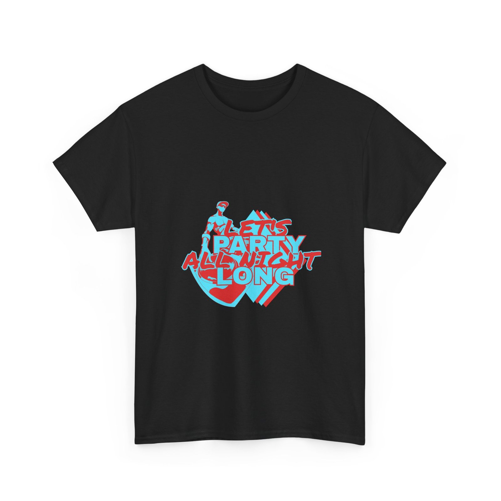Let's Party All Night Long Unisex Heavy Cotton Tee - Image 14
