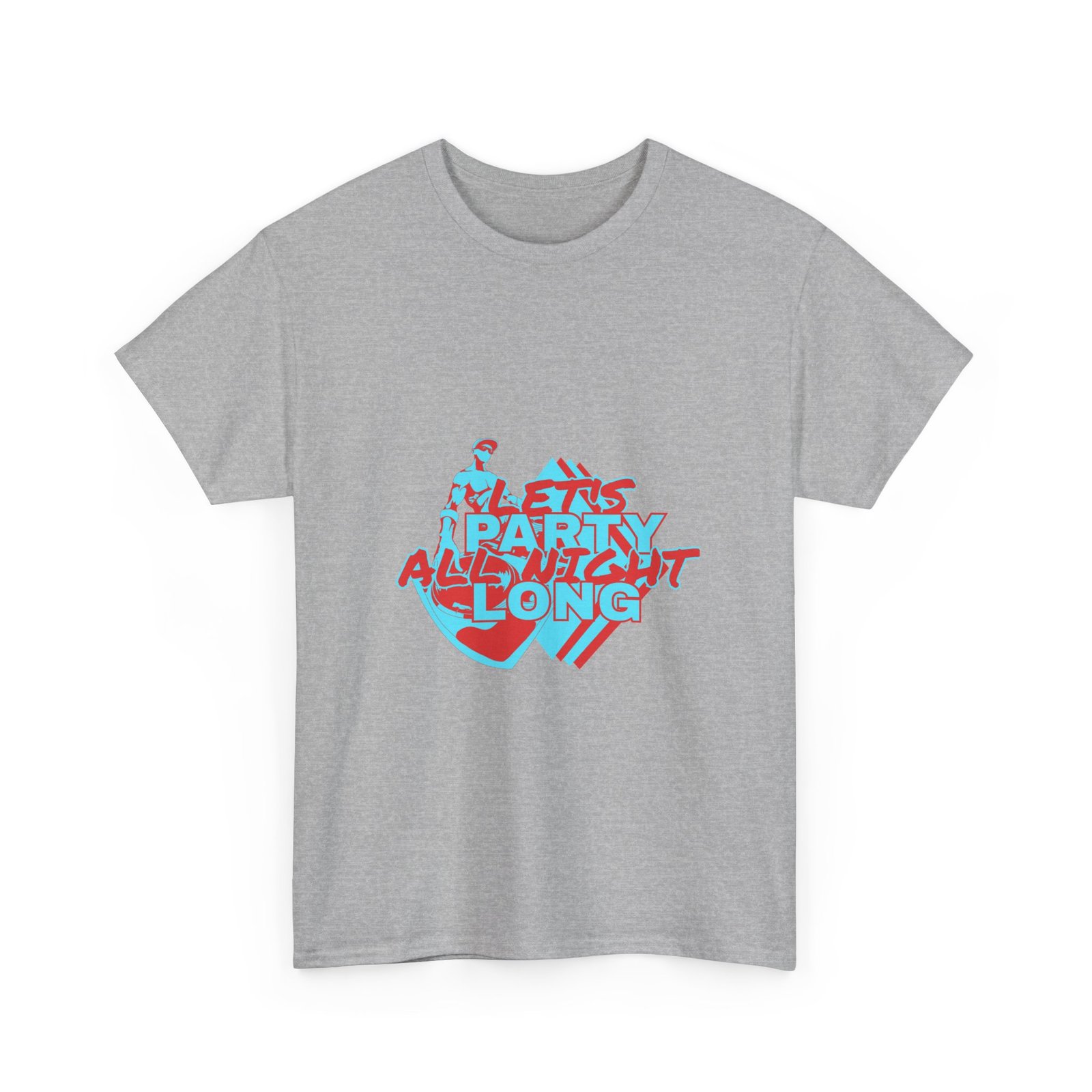 Let's Party All Night Long Unisex Heavy Cotton Tee - Image 25