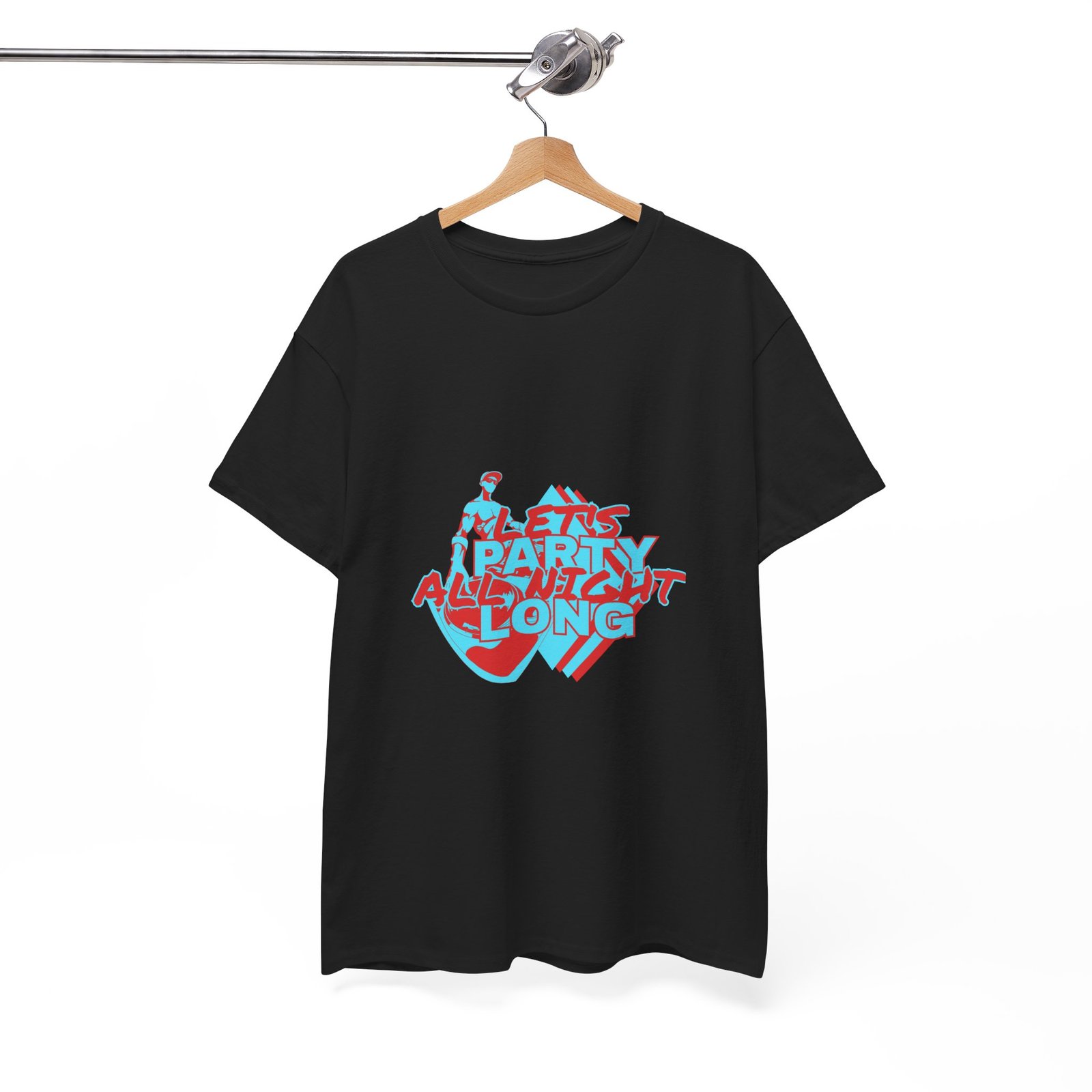 Let's Party All Night Long Unisex Heavy Cotton Tee - Image 17