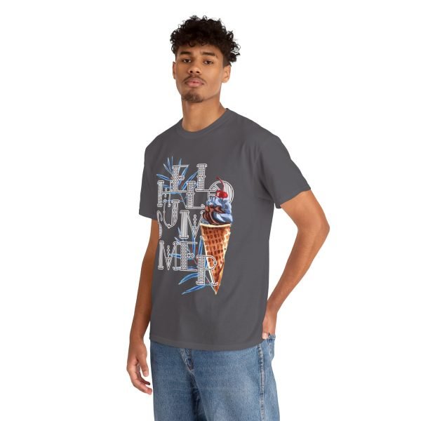 Hello Summer Unisex Heavy Cotton Tee - Image 93