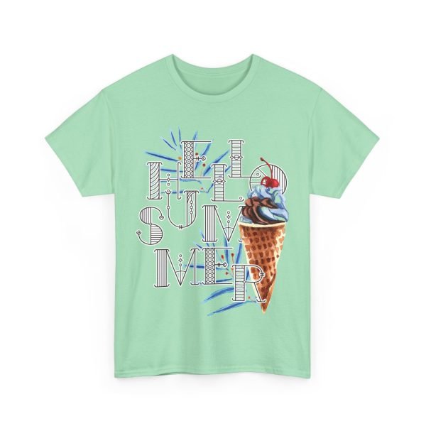 Hello Summer Unisex Heavy Cotton Tee - Image 63