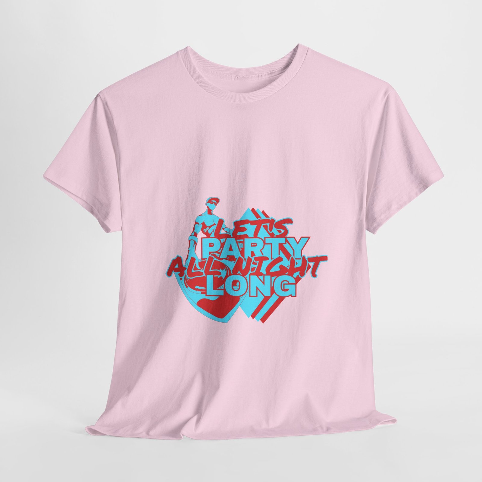 Let's Party All Night Long Unisex Heavy Cotton Tee - Image 93