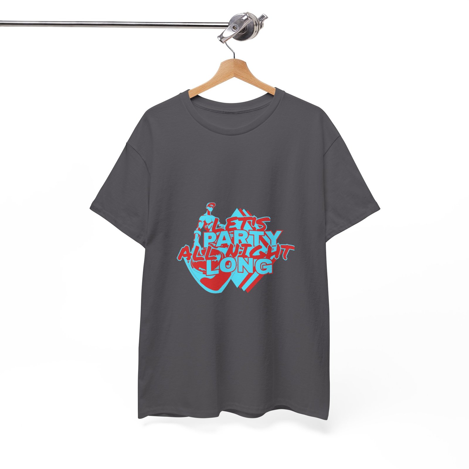 Let's Party All Night Long Unisex Heavy Cotton Tee - Image 61
