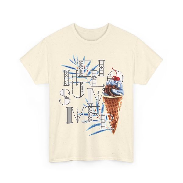 Hello Summer Unisex Heavy Cotton Tee - Image 51