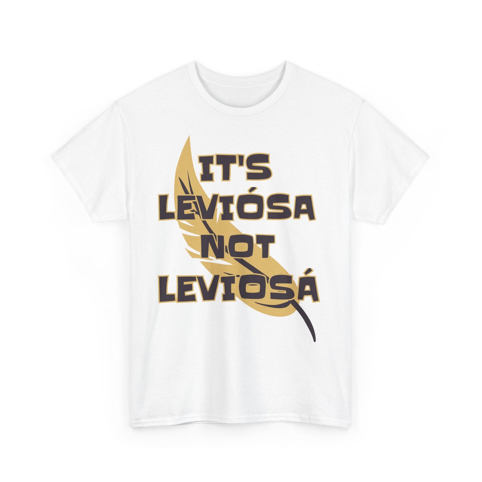 It's Leviosa, not Leviosa Unisex Heavy Cotton Tee - Image 3