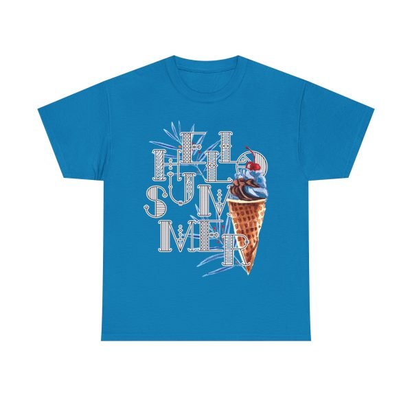 Hello Summer Unisex Heavy Cotton Tee - Image 73
