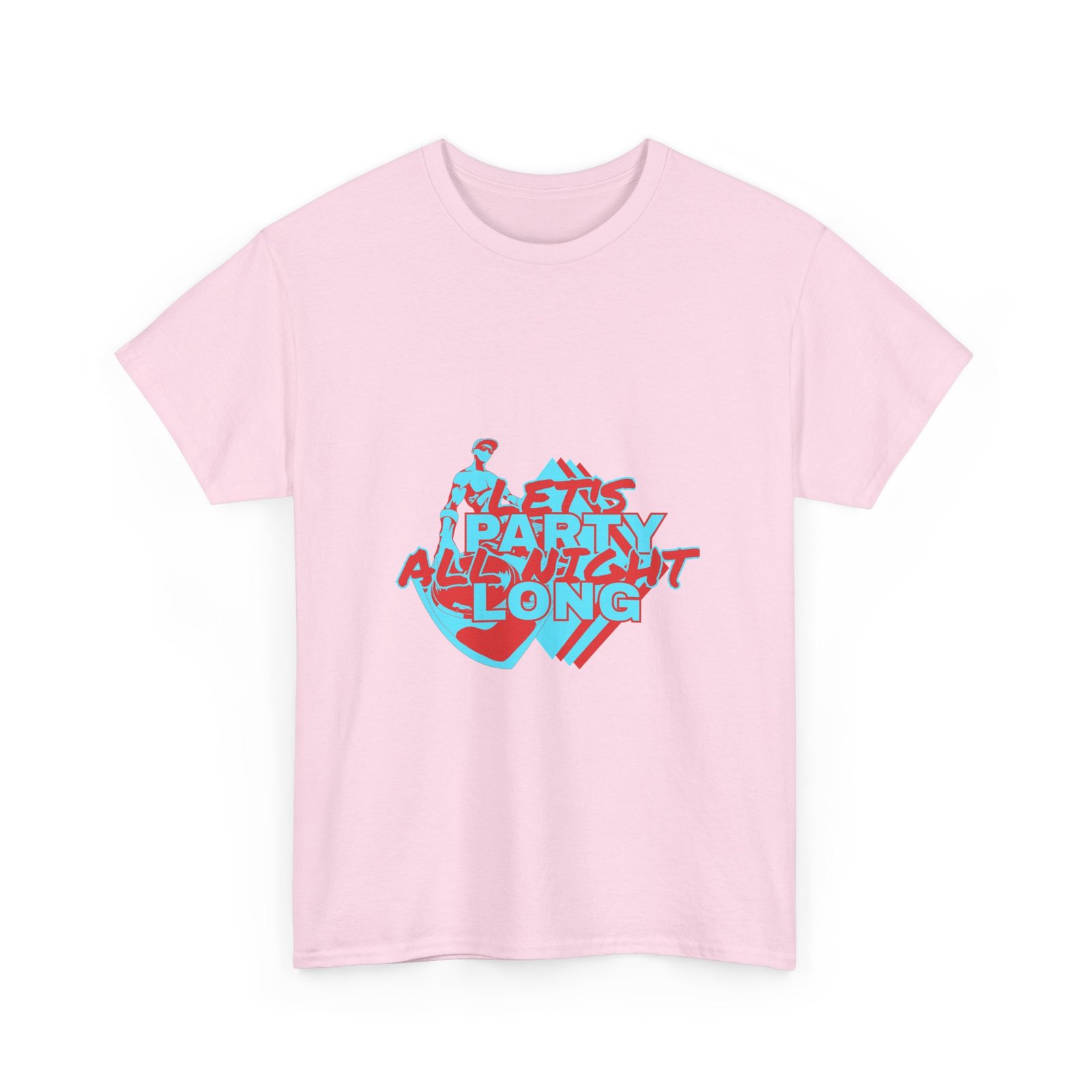Let's Party All Night Long Unisex Heavy Cotton Tee - Image 91