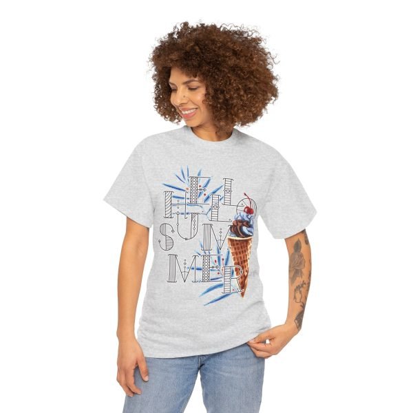 Hello Summer Unisex Heavy Cotton Tee - Image 18
