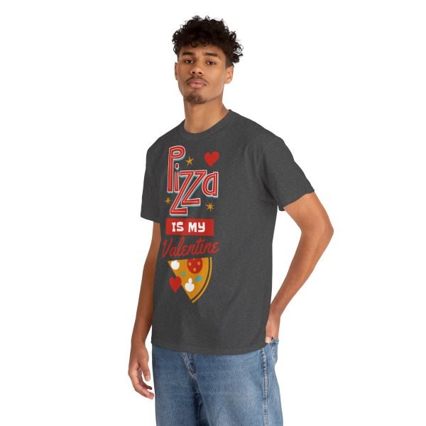 Pizza is My Valentine Unisex Heavy Cotton Tee - Image 65