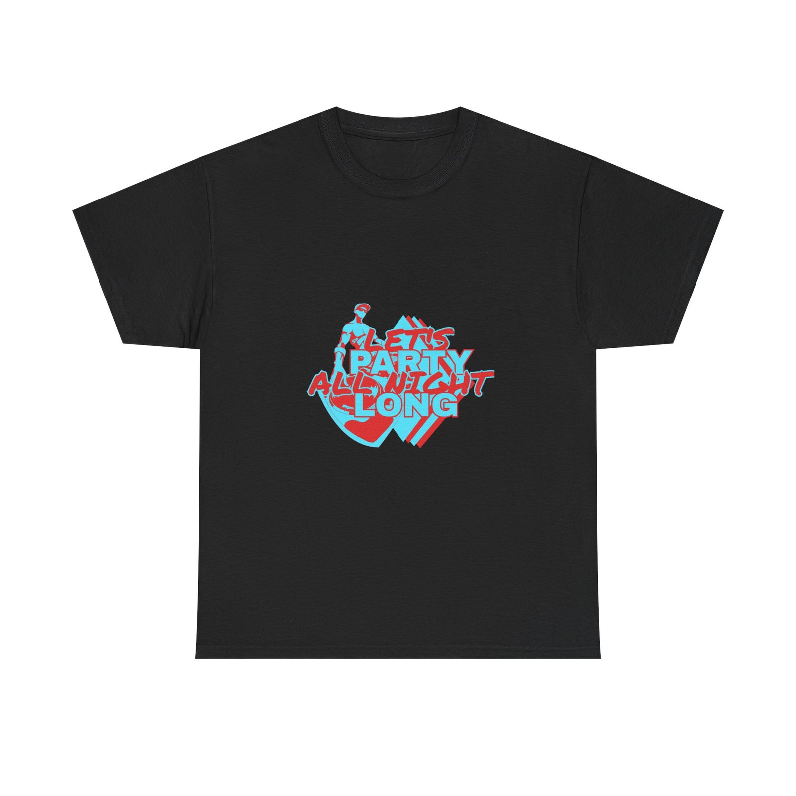 Let's Party All Night Long Unisex Heavy Cotton Tee - Image 12
